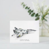 Mig-29 Fulcrum C, Oekraïense luchtmacht Briefkaart (Staand voorkant)