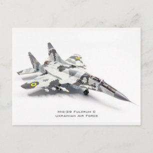 Mig-29 Fulcrum C Oekraïense luchtmacht Briefkaart