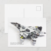 Mig-29 Fulcrum C Oekraïense luchtmacht Briefkaart (Voorkant / Achterkant)