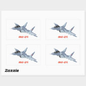 MiG-29 Jet Fighter Sticker (Vel)