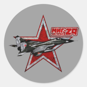 MiG-29 Ronde Sticker