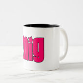 MIG-Mok Tweekleurige Koffiemok (Voorkant rechts)