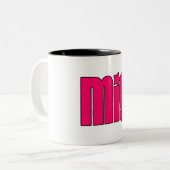 MIG-Mok Tweekleurige Koffiemok (Voorkant links)