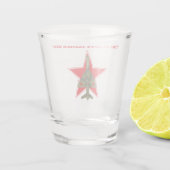 Mig Shoot Down Shot Glas (Achterkant)