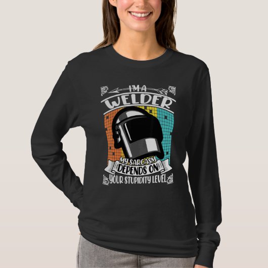 Mig Tig Lasser Helm Lasboog Lassen T-shirt (Voorkant)