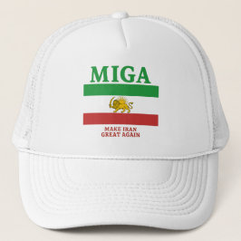 MIGA Hat – Make Iran Great Again Cap. Trucker Pet