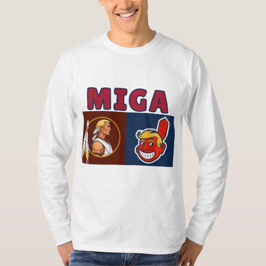 MIGA lange mouw shirt (Voorkant)