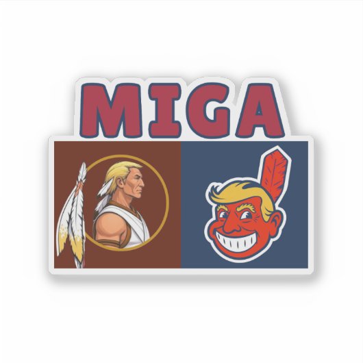 MIGA STICKER (Voorkant)