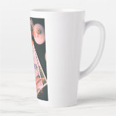 "Migdal-Oz" Spreuken 18:10 Latte Mok (Rechts)