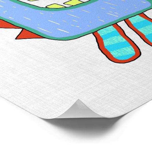 Miggy Monster Poster (Hoek)