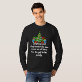 Might As Well Sleep Under The Tree Christmas Famil T-shirt (Voorkant volledig)