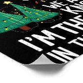 Might As Well Sleep Under The Tree Christmas Gift Poster (Hoek)