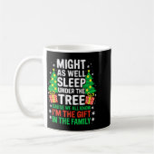 Might As Well Sleep Under The Tree Shirt Christmas Koffiemok (Links)