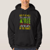 Might   As Well Sleep Under Tree   Christmas Hoodie (Voorkant)