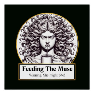 Might Bite: The Grumpy Muse Chronicles Perfect Poster