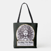 Might Bite: The Grumpy Muse Chronicles Tote Bag (Achterkant)