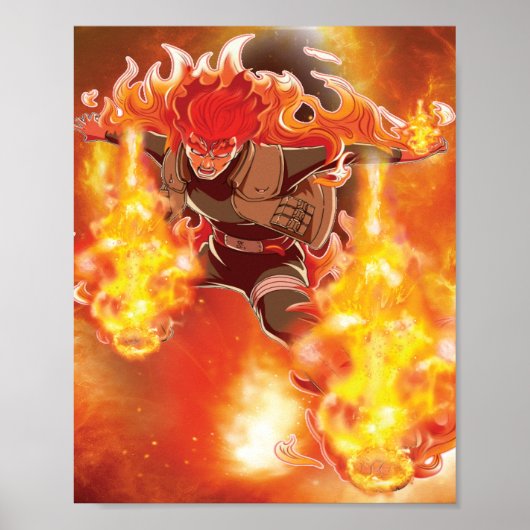 Might Guy 8th Gate Poster (Voorkant)