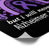 Might Not Remember Alzheimerheimer's bewustheidsma Poster (Hoek)