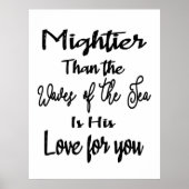 Mightier dan het Poster van Golven (Voorkant)