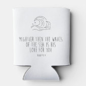 Mightier than the waves of the sea blikjeskoeler (Achterkant)