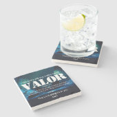 MIGHTS MAN VAN HET Christelijk Inspirerend VAN DE  Stenen Onderzetter (Zijkant)