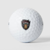 Mighty 18th Field Artillery Brigade Airborne Golfballen (Voorkant)