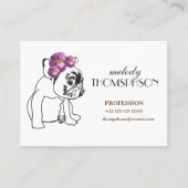 Mighty, 8,9 x 6,4 cm, standaard matte visitekaartje (Voorkant)