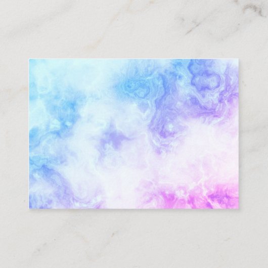 Mighty, 8,9 x 6,4 cm, standaard matte visitekaartje (Achterkant)