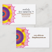 Mighty, 8,9 x 6,4 cm, standaard matte visitekaartje (Voorkant / Achterkant)