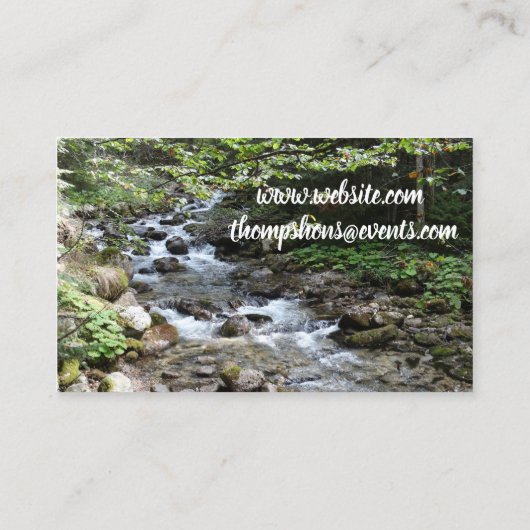 Mighty, 8,9 x 6,4 cm, standaard matte visitekaartje (Achterkant)