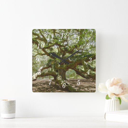 Mighty Angel Oak Wandklok (Huis)