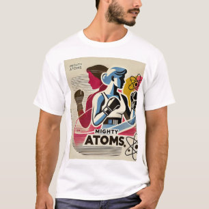 Mighty Atoms - Empowering Retro-Chic T-Shirt Colle