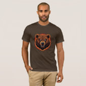 Mighty Bear – Raw Strength of Nature T-shirt (Voorkant volledig)