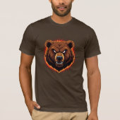Mighty Bear – Raw Strength of Nature T-shirt (Voorkant)