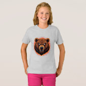 Mighty Bear – Raw Strength of Nature T-shirt (Voorkant volledig)