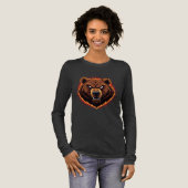 Mighty Bear – Raw Strength of Nature Tri-Blend Shirt (Voorkant)