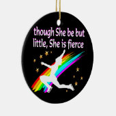 MIGHTY BEROEMD GEMAAKT DOOR FIERCE SKATER KERAMISCH ORNAMENT (Rechts)