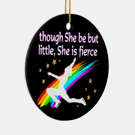 MIGHTY BEROEMD GEMAAKT DOOR FIERCE SKATER KERAMISCH ORNAMENT (Rechts)