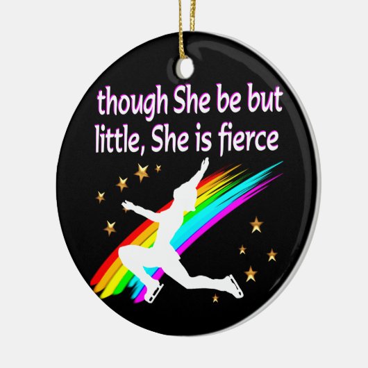 MIGHTY BEROEMD GEMAAKT DOOR FIERCE SKATER KERAMISCH ORNAMENT (Links)