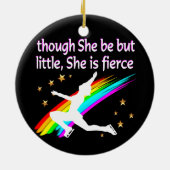 MIGHTY BEROEMD GEMAAKT DOOR FIERCE SKATER KERAMISCH ORNAMENT (Achterkant)