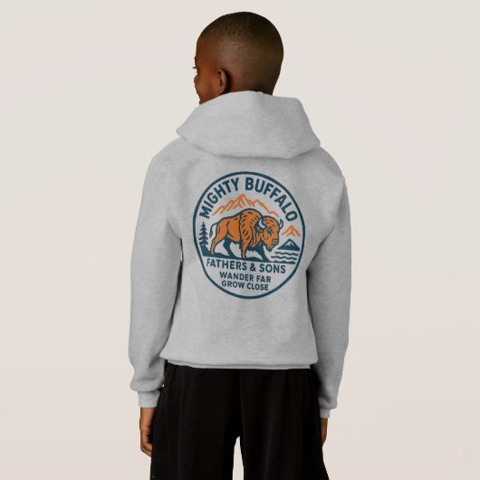 Mighty Buffalo hoodie (Achterkant volledig)