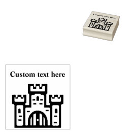 Mighty Castle Custom Rubber Stamp Rubberstempel