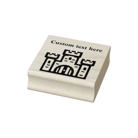 Mighty Castle Custom Rubber Stamp Rubberstempel (Stempel)