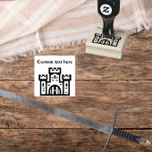 Mighty Castle Custom Rubber Stamp Rubberstempel
