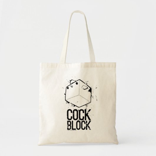 Mighty Cockblock Bag Tote Bag (Voorkant)