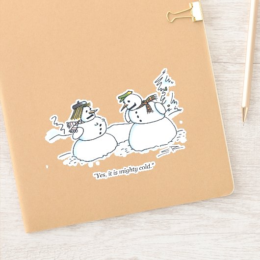 Mighty Cold sticker (Notitieboek)