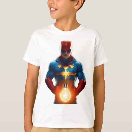 Mighty Defender Superhero T-shirt (Voorkant)