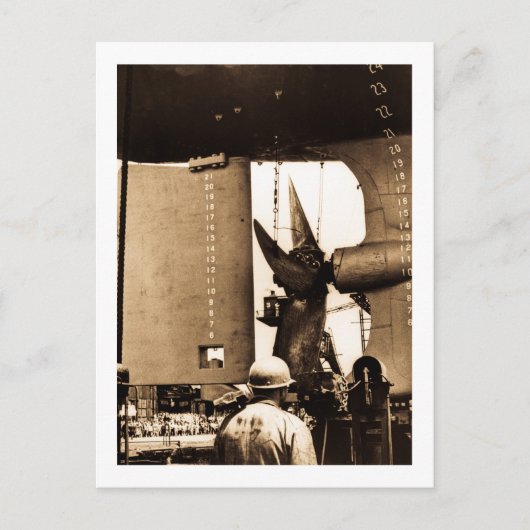 Mighty Fitz - Rudder & Prop Briefkaart (Voorkant)