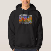 Mighty Five Utah National Parks List  Hoodie (Voorkant)
