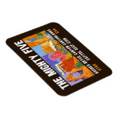 Mighty Five Utah National Parks List Magneet (Rechterzijde)